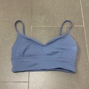 Lululemon blue sports bra size 6